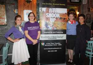 Left, Aine Hogan, Deirdre Barrett of ADAPT Domestic Abuse Services, Hilary Burke and Kate Hurley