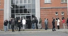 The queues for social welfare benefits varied widely in different parts of Limerick.