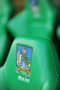 9 July 2011; A general view of the Limerick crest on the substitutes seats at Pairc na nGael. GAA Football All-Ireland Senior Championship Qualifier Round 2, Limerick v Offaly, Gaelic Grounds, Limerick. Picture credit: Stephen McCarthy / SPORTSFILE
