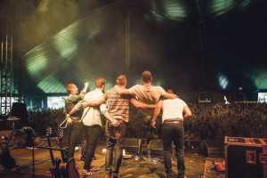 Hermitage Green take a bow after their Electric Arena performance in 2013. This Saturday the Limerick group play The Electric Picnic Main Stage