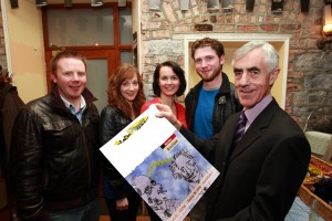 Favourite actors with Torch Players: Peter Hayes, Jeanne O'Connor, Mary Jones, Pius McGrath and director Maurice O'Sullivan at a past launch Pic: Sean Curtin