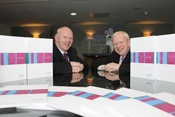 John Brassil Chairman Shannon Development & Dr. Vincent Cunnane, Chief Executive, Shannon Development pictured at the Launch of 2008 annual report. Pictured Credit Brian Gavin/Press 22