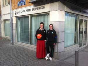 Tara and Chloe_Gaelcholaiste Luimnigh