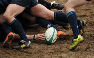 7 May 2011; A general view of a rugby ball. Junior Interprovincial, Leinster v Connacht, Donnybrook Stadium, Donnybrook. Picture credit: Brendan Moran / SPORTSFILE