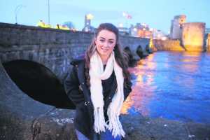 Katie Whelan, founder of the Lisa's Light campaign,  which was launched on Thomond Bridge this week