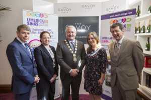 Stakeholders, Ronan Branigan, Savoy Hotel; Sinead Hope, UCH, Metropolitan District of Limerick, Cllr Jerry O Dea; Gillian Costelloe, UCH and Lorcan Murray, RTE Supporting the Arts and lyric fm Picture: Oisin McHugh/FusionShooters