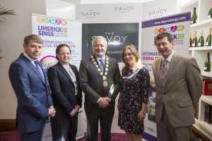 Stakeholders at The Savoy: Ronan Branigan, Savoy MD; Sinead Hope, UCH, Metropolitan Mayor Jerry O Dea, Gillian Costelloe, UCH and Lorcan Murray, RTE lyric fm Photo credit: FusionShooters The festival, presented by Campus Life Services and University Concert Hall, was established to attract visiting choirs of all traditions and nationalities to Limerick for a weekend of festive, non-competitive singing in some of the cityÕs wonderful venues, providing exceptional choral entertainment to local audiences Picture: Oisin McHugh/FusionShooters