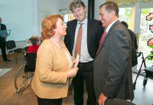 Official visit by Minister Kathleen Lynch to Raheen Community Nursing Unit, Scarriff to mark the commencement of phase 1 of the building development Picture Credit Brian Gavin Press 22