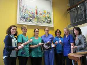 Staff at UMHL ahead of the annual remembrance service on November 8th Marie Carroll, Noreen Mann, Eileen Ronan, Eileen Quinlan, Jean Rafferty, Maria Gibbons, Rita O’Brien and Marie Hunt 