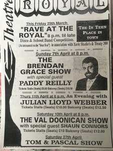 Brendan Grace, Julian Lloyd Webber and Val Doonican lined out for Theatre Royal/ Limerick Athenaeum