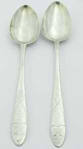 HR LIMERICK TABLE SPOONS BY MAURICE FITZGERALD