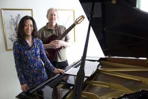 Sankhara on April 6, guitar genius and writer Joe O'Callaghan with Izumi Kimura, working out of Newpark College