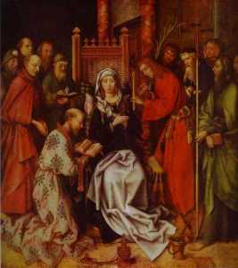 Death of the Virgin, by Hans Holbein the younger. c.1501.