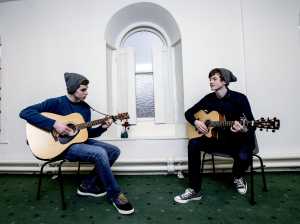 Music Generation, Sexton Street. Liam Byrd and Aaron Moloney. Picture: Keith Wiseman