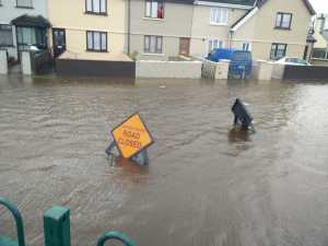 Flooding in St Marys park Photos courtesy of Cian Prendiville