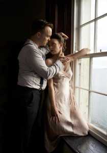 Cancelled due to injury: Ciaran McMenamin (John) with lover Lisa Dywer Hogg (Miss Julie)