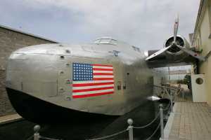 A replica of the Yankee Clipper on display at Foynes Flying Boat and Maritime Museum. Photo: Kieran Clancy 