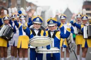 Triston Downey and Ciaran McPolin, Mayobridge Band from Derry taking part in the 45th International Band Championship in Limerick.