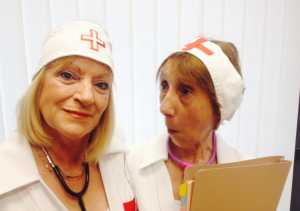 Cast members Margaret Tydings and Marilyn McMahon