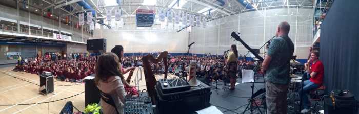 The Music Generation Band performing at UL Arena