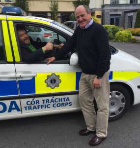 Comedian Brendan Grace with Inspector Pat Kenny of The Garda Band will share the stage at University Concert Hall this Thursday May 26