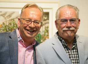 Old friends, musicians and campaigners, the Irish Chamber Orchestra CEO, Gerard Keenan with Ballagh Picture: Keith Wiseman