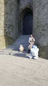 Star Wars characters on the tourist trail in Limerick.