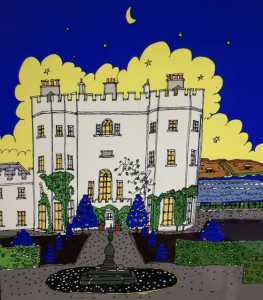 Nesta FitzGerald's ancestral home, Glin Castle, by the artist