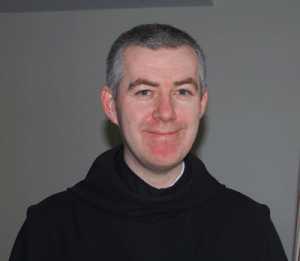 Newly elected Abbot Brendan Coffey