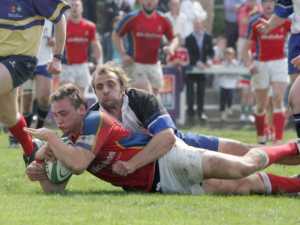 Tommy O'Donnell scores for UL Bohs against Cork Con in the AIL div 1 semi final 2007