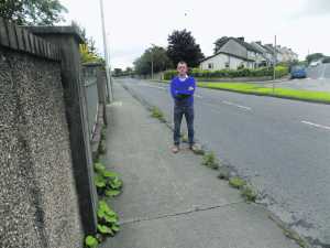 Maurice Quinlivan raises the issue of unkempt footpaths across the city.