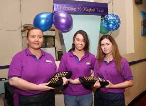 Lavinia McKnight, Amy Mitchell and Laura Lyons. Photograph Liam Burke/Press 22