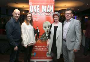 Actors line out at Clarion Hotel Limerick: Aódan Fox, Rachel Griffin, Jean McGlynn and Brian McNamara Pic: Brian Gavin/ Press 22