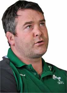 Anthony Foley, prior to one of his last appearances for Ireland