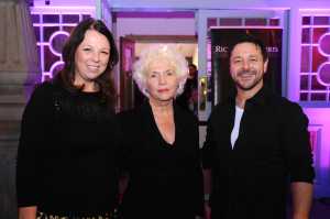  Fionnula Flanagan with festival founders Sylvia Moore and Zeb Moore of The Magic Roundabout Theatre Company