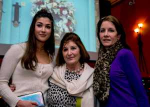 Esme O'Grady and Michelina Stacpoole of 'Under an Irish Sky' with Moira Brennan Photo: Keith Wiseman