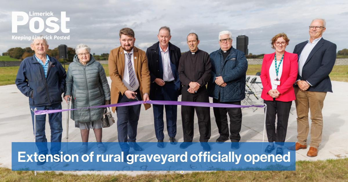 Extension of rural graveyard officially opened