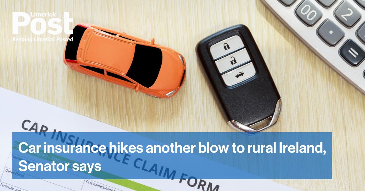 Car insurance hikes another blow to rural Ireland, Senator says