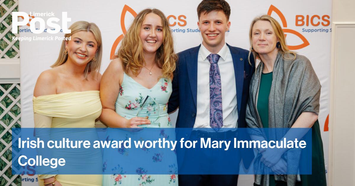 Irish culture award worthy for Mary Immaculate College