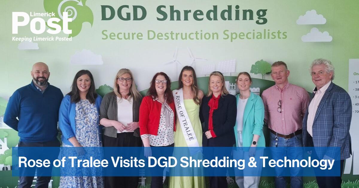 Rose of Tralee Visits DGD Shredding & Technology