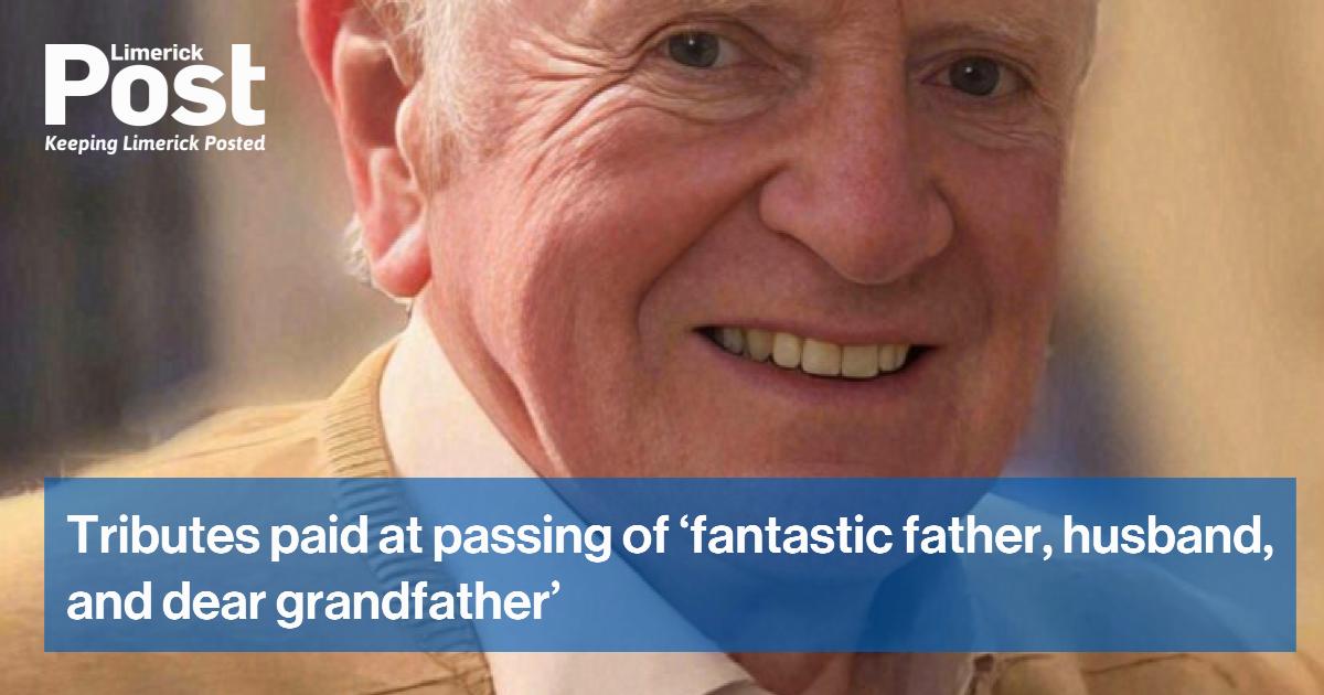 Tributes paid at passing of ‘fantastic father, husband, and dear grandfather’