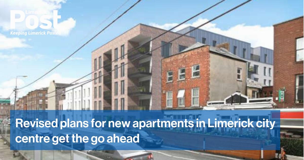 Revised plans for new apartments in Limerick city center get the go ahead