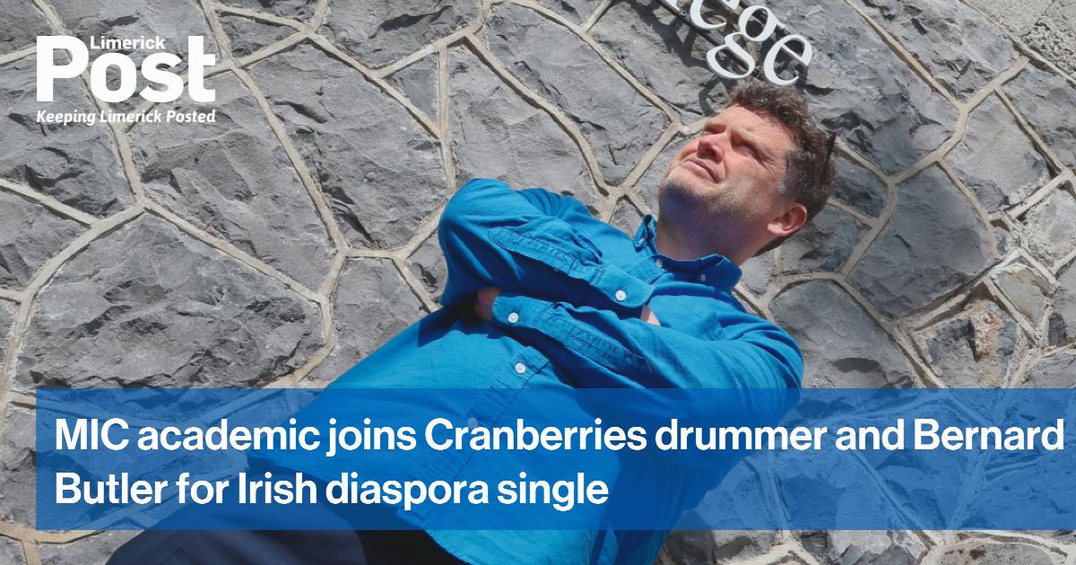 MIC academic joins Cranberries drummer and Bernard Butler for Irish diaspora single