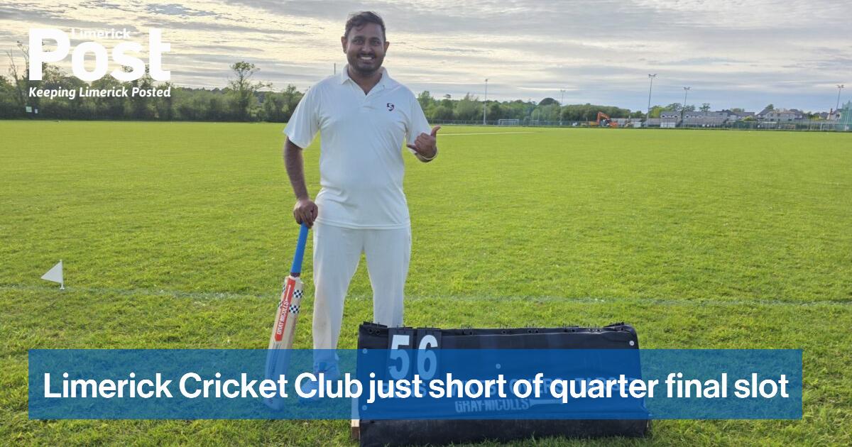 Limerick Cricket Club just short of quarter final slot