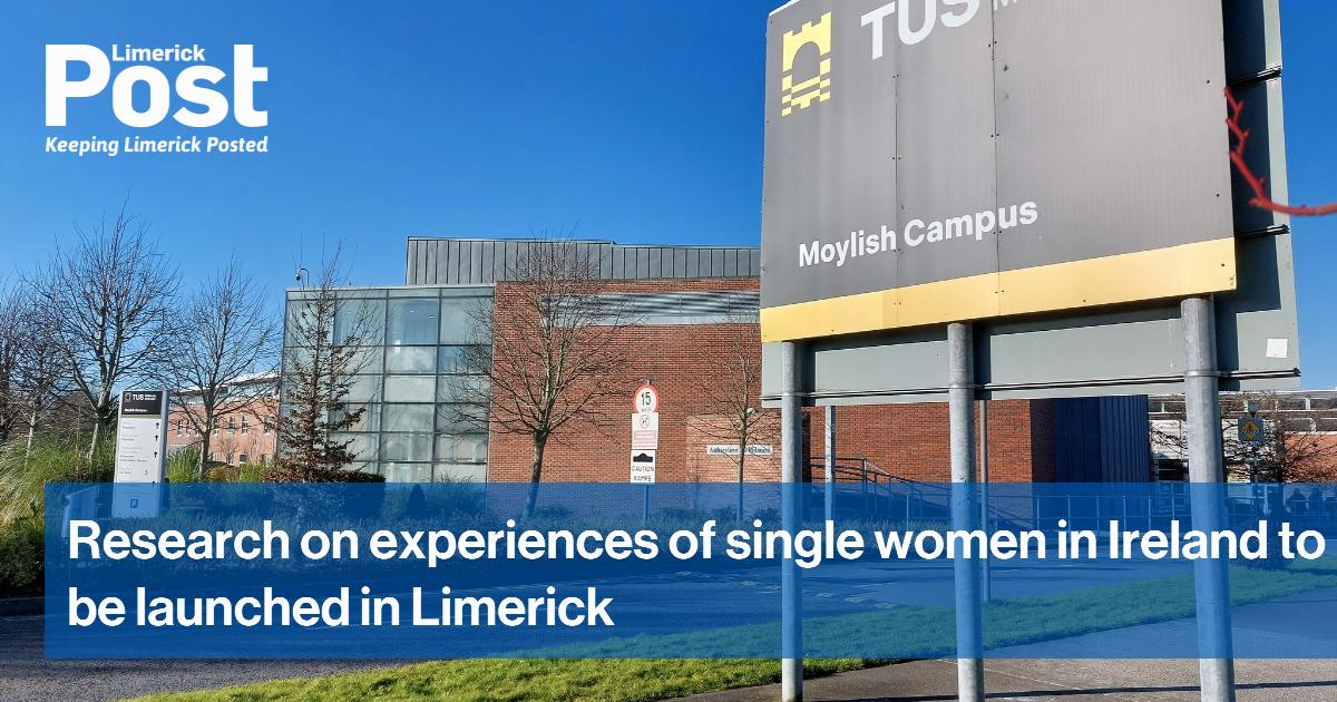 ‘Experiences of Being Single: Women’s Perspectives’ will be launched at a free and open-to-the-public event at TUS from 10am this Thursday morning.