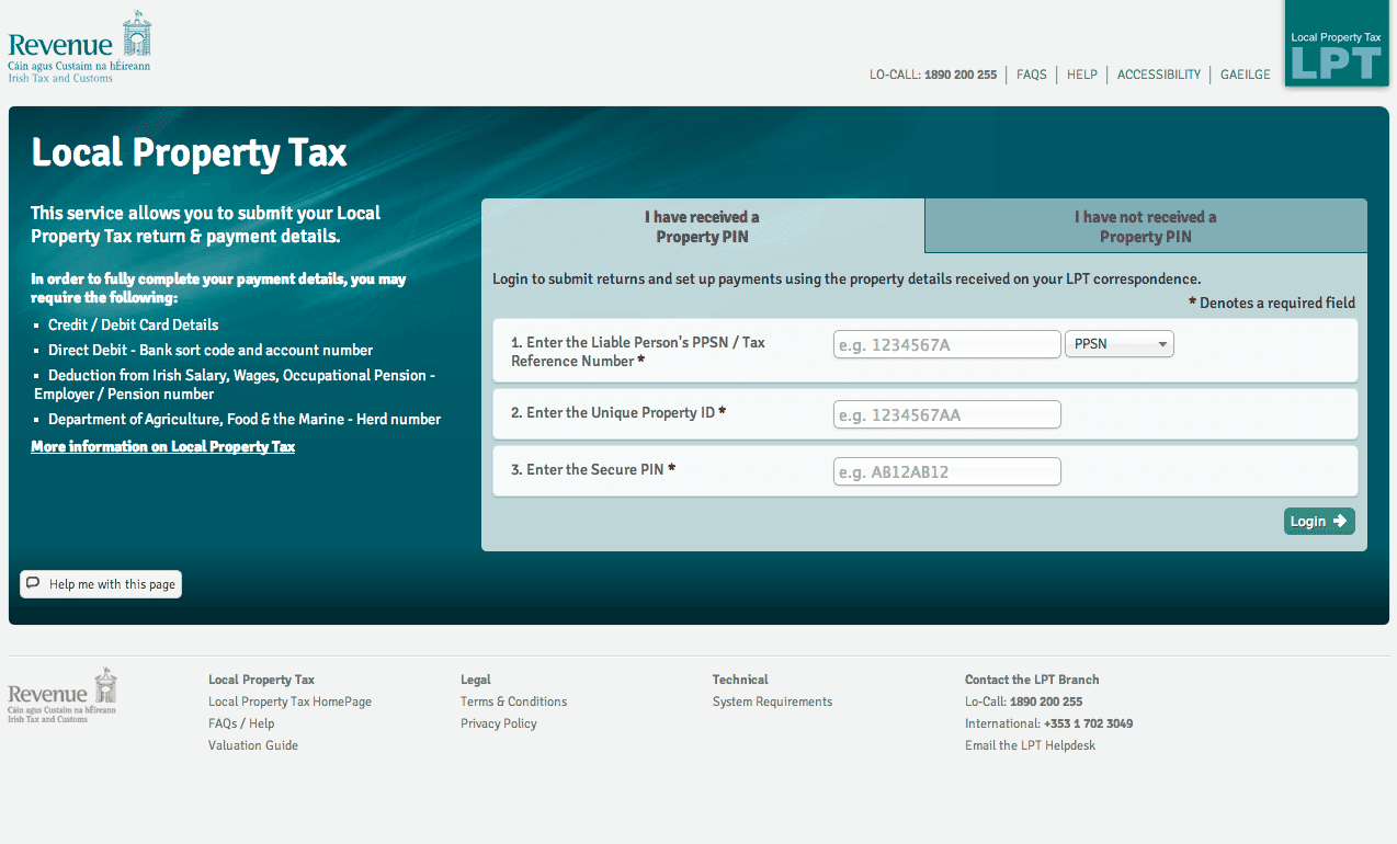 Last day for Local Property Tax deadline