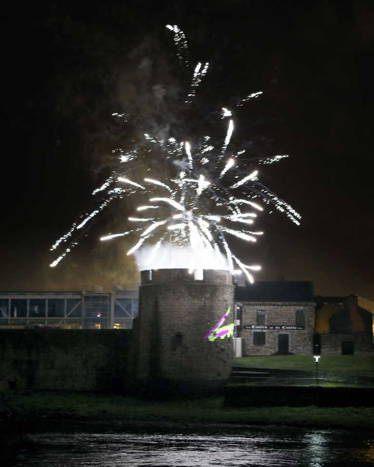 Visitors lay siege to castle