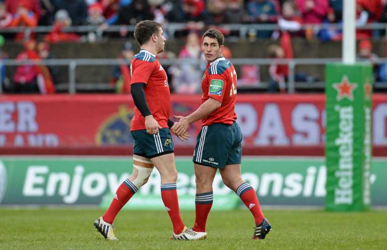 Keatley and Hanrahan both start for Munster