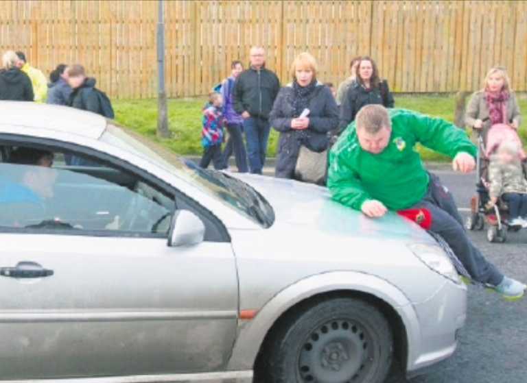 Protest turns to panic