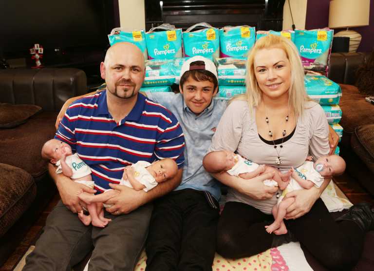 Quadruple joy for Limerick family